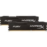 HyperX DIMM 32 GB DDR4-3200 Kit, Arbeitsspeicher schwarz, HX432C16FB4K2/32, Fury Black