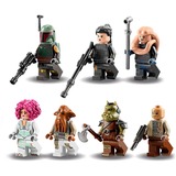 LEGO 75326 Star Wars Boba Fetts Thronsaal, Konstruktionsspielzeug Spielzeug zum Bauen mit Palasts von Jabba und 7 Minifiguren, ab 9 Jahren