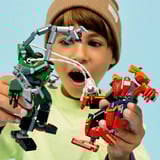 LEGO 76338 Marvel Super Heroes Mech-Duell: Spider-Man vs. Doc Ock, Konstruktionsspielzeug 