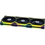 Lian Li UNI FAN SL120 Wireless Reverse 3er-Pack inkl. Controller, Gehäuselüfter schwarz, 124.5 mm