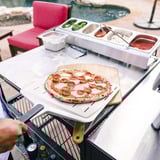 Ooni Premium Pizzaheber 12", perforiertes Aluminium, Grillbesteck silber/schwarz, für Pizzen bis ca. Ø 30cm