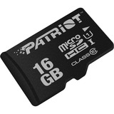 Patriot LX Series 16 GB microSDHC, Speicherkarte schwarz, UHS-I U1, Class 10