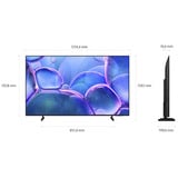 SAMSUNG GU55U7099FUXZG, LED-Fernseher 138 cm (55 Zoll), schwarz, UltraHD/4K, HDR, Triple Tuner