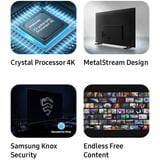 SAMSUNG GU55U7099FUXZG, LED-Fernseher 138 cm (55 Zoll), schwarz, UltraHD/4K, HDR, Triple Tuner