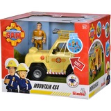 Simba Feuerwehrmann Sam 4x4 Geländewagen, Spielfahrzeug Inkl. Figur