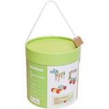 VEDES SpielMaus Holz Do-it-yourself Konstruktions-Set, 90-teilig, Konstruktionsspielzeug 