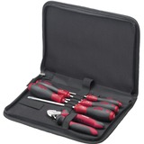 Wiha Werkzeug-Set Mechaniker schwarz/rot, 7-teilig, mit Tasche