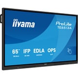 iiyama ProLite TE6513A-B2AG, Public Display schwarz (matt), UltraHD/4K, IPS, Touchscreen