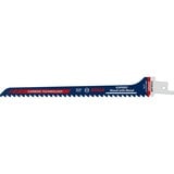 Bosch Professional Expert Säbelsägeblatt ‘Wood with Metal’ S 715 LHM Länge 190mm, schmal für Kurvenschnitt