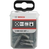 Bosch Schrauberbit Extra-Hart, PZ2, 25mm, 25 Stück in TIC TAC BOX 