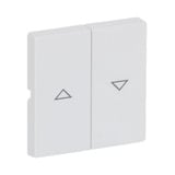 Busch-Jaeger Wippe zweiteilig für Jalousieschalter und Jalousietaster weiß (matt), Retail