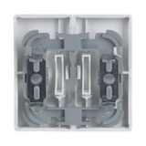 Busch-Jaeger Wippe zweiteilig für Jalousieschalter und Jalousietaster weiß (matt), Retail