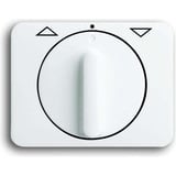 Busch-Jaeger Zentralscheibe Steuerwippe glänzend Jalousie mit Drehgriff, Abdeckung Retail