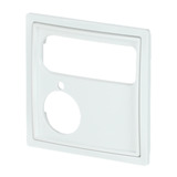 Busch-Jaeger Zentralscheibe Studioweiß, Rahmen weiß, Retail