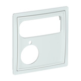 Busch-Jaeger Zentralscheibe Studioweiß, Rahmen weiß, Retail