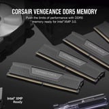Corsair DIMM 96 GB DDR5-7000 (2x 48 GB) Dual-Kit, Arbeitsspeicher schwarz, CMK96GX5M2B7000C40, Vengeance, INTEL XMP