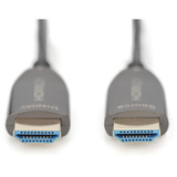 Digitus HDMI AOC Hybrid Glasfaserkabel, UHD 8K schwarz, 15 Meter
