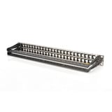 Digitus Modulares High Density Patch Panel, 24-Port, Rack Mount, geschirmt, Patchpanel schwarz, 1 HE, für Keystone-Module, mit Beschriftungsfeld