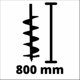 Einhell Akku-Erdbohrer GP-EA 18/150 Li BL - Solo, 18Volt ohne Akku und Ladegerät