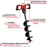 Einhell Akku-Erdbohrer GP-EA 18/150 Li BL - Solo, 18Volt ohne Akku und Ladegerät