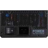 Fortron FSP MEGA TI 1350W, PC-Netzteil schwarz, 2x 12-Pin High Power GPU, 6x PCIe, Kabelmanagement, 1350 Watt