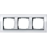 Gira Abdeckrahmen dreifach, Abdeckung weiß, Retail