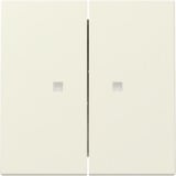 Gira Wippe zweifach mit Kontrollfenster weiß, Retail