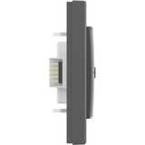 Homematic IP Universal Dimmeraufsatz – Taster (HmIP-UDI-PB2-A) anthrazit