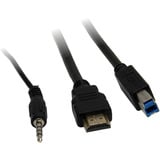 Inter-Tech IPC KVM Switch AS-22HUS, KVM-Switch 