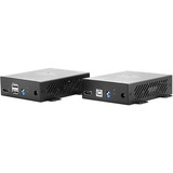 Lindy 300m Fibre Optic KVM Extender, HDMI Verlängerung schwarz, HDMI 4K60, USB, IR & RS232