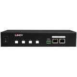 Lindy 4 Port IPower Switch (32622), Steckdosenleiste schwarz, Intelligente PDU mit 4 mess- und schaltbaren Stromausgängen