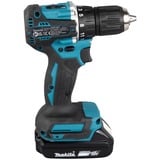 Makita Akku-Bohrschrauber DDF487RAJ, 18Volt blau/schwarz, 2x Li-Ionen Akku 2,0Ah, MAKPAC