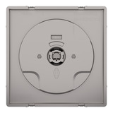 Merten Zentralplatte mit Rollladen-Tast-Rastschalter-Einsatz aus Metall grau, Retail