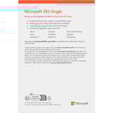 Microsoft Office M365 Single1 Person , Office-Software Deutsch, 1 Jahr für PC und MAC