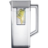 SAMSUNG RH69B8020S9/EG RS8000, Side-by-Side edelstahl/silber, Food Showcase Tür, Beverage Center, Wassertank