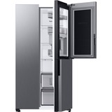 SAMSUNG RH69B8020S9/EG RS8000, Side-by-Side edelstahl/silber, Food Showcase Tür, Beverage Center, Wassertank