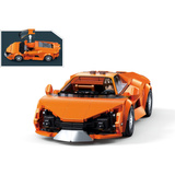 Sluban ModelBricks Oranger Sportwagen, Konstruktionsspielzeug 