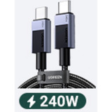 UGREEN L513 USB-C auf USB-C Lade- und Datenkabel schwarz/grau