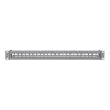 Blank Keystone Patchpanel, 24 Ports