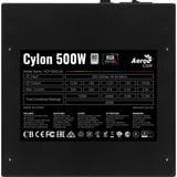 Aerocool Cylon 500W, PC-Netzteil schwarz, 2x PCIe, 500 Watt