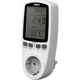 Ansmann Energiekosten-/ Leistungs-Messgerät APM2 weiß, Messung von W, kWh, A, Hz, PF