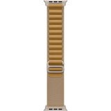 Apple 49 mm Alpine Loop, Uhrenarmband beige/titan, Größe M