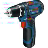 Bosch Akku-Bohrschrauber GSR 12V-15 Professional Set, 12Volt blau/schwarz, 2x Li-Ionen Akku 2,0Ah, 8-teiliges Handwerkzeug-Sortiment, L-BOXX