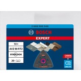 Bosch Expert Carbide Schleifplatte AVZ 90 RT2 MultiMaterial, Ø 90mm, Schleifscheibe 10 Stück, Starlock, K20