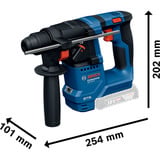 Bosch Professional Akku-Bohrhammer GBH 18V-18 Professional solo, 18Volt blau/schwarz, ohne Akku und Ladegerät