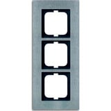 Busch-Jaeger Rahmen drei fach 1723-860 edelstahl, Retail