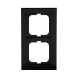 Busch-Jaeger Rahmen zwei fach schwarz, Retail