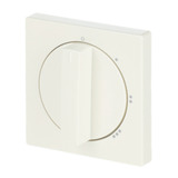 Busch-Jaeger Zentralscheibe für Drehscheibenschalter mit Nullstellung für Einsatz 2710 U, Abdeckung weiß, Retail