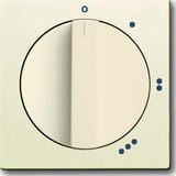 Busch-Jaeger Zentralscheibe für Drehscheibenschalter mit Nullstellung für Einsatz 2710 U, Abdeckung weiß, Retail