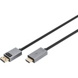 Digitus Adapterkabel DisplayPort > HDMI, UHD 4K schwarz, 3 Meter